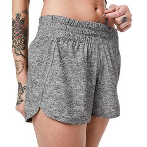 Lululemon Tracker Short Mid-Rise 4" *Heather Lux Multi Black